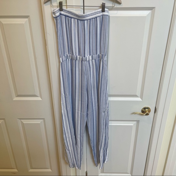 Samantha Dru Blue Emerson Strapless Jumpsuit - Picture 10 of 10